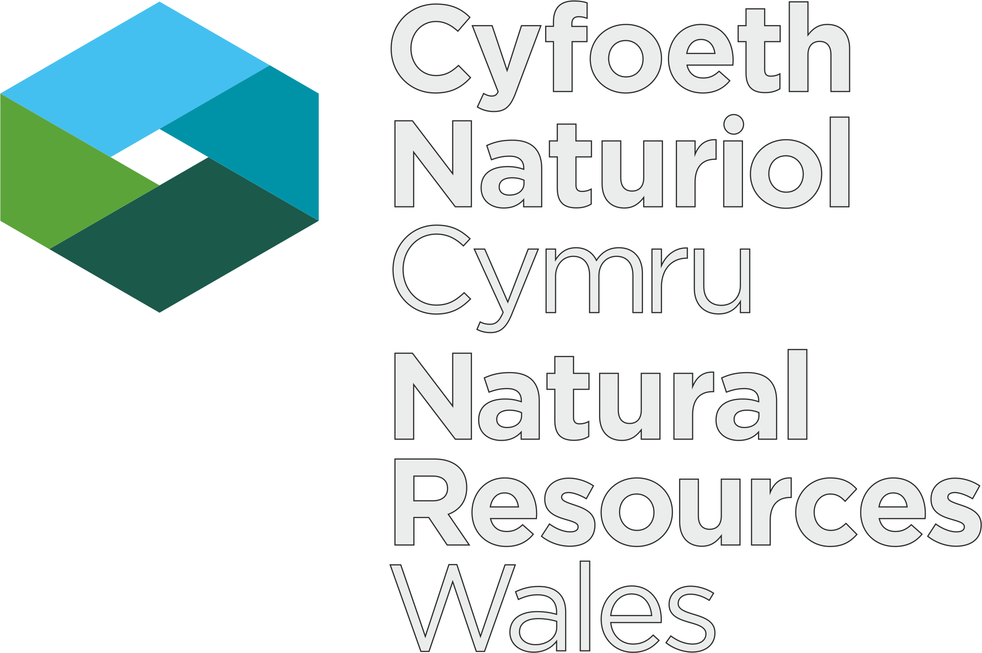 The logo of Natural Resources Wales