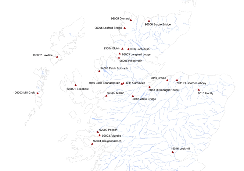 Map of 23 new SEPA stations in 2018